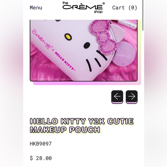 Hello Kitty Makeup Bag - Picture 2 of 9